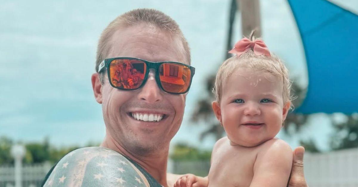 Robert Terkla with his daughter. 
