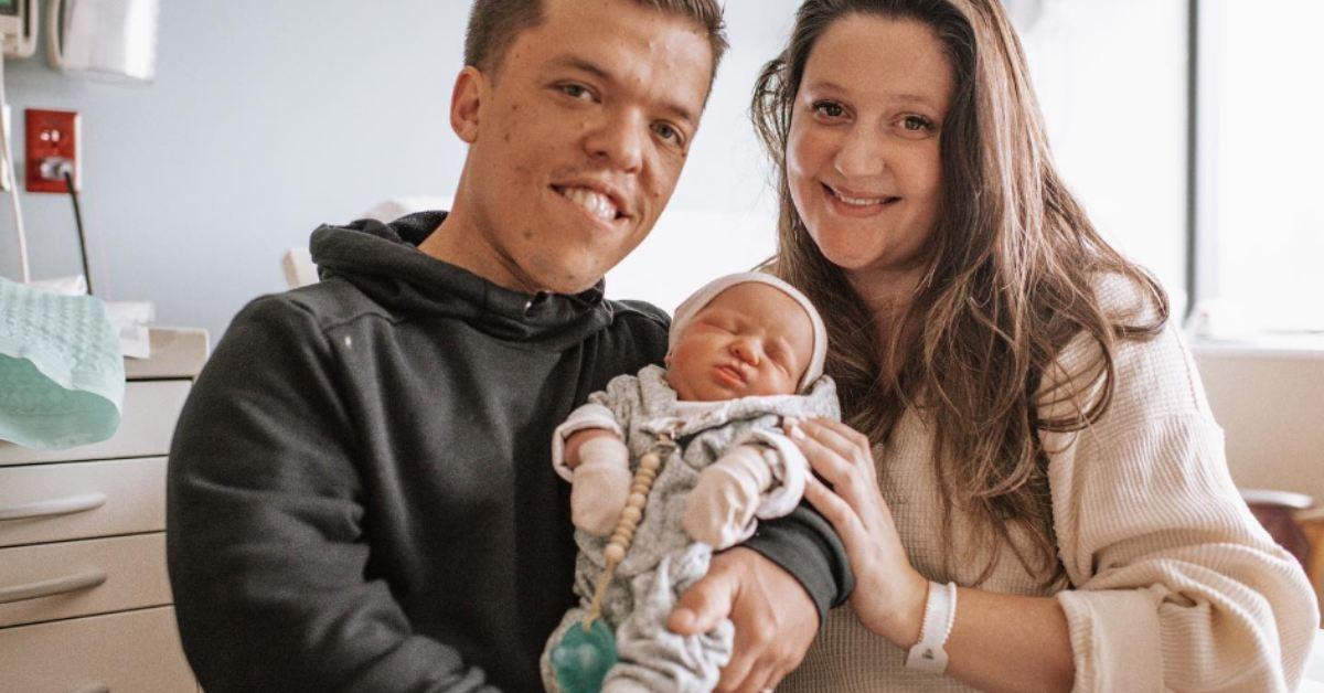 Zach and Tori Roloff in the hospital after welcoming their youngest son, Josiah