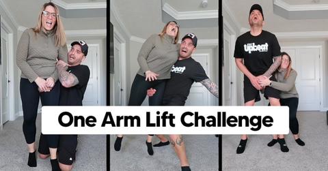 One Arm Lift Challenge on TikTok