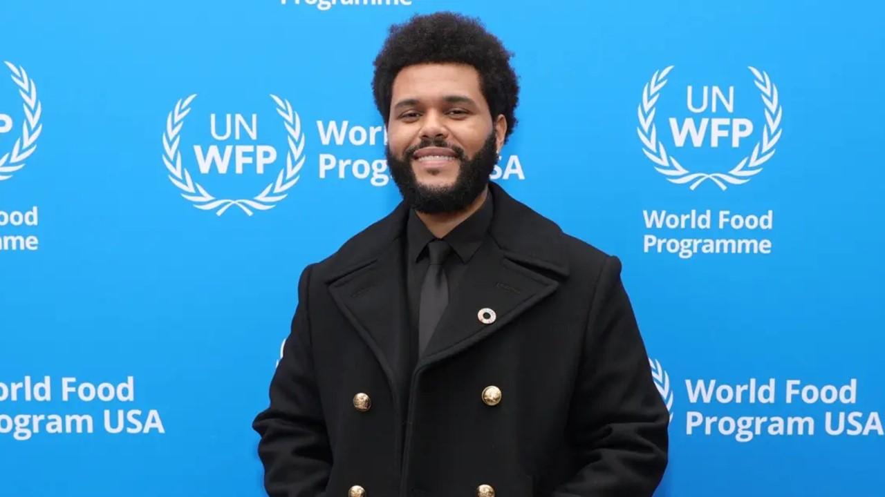 The Weeknd at the U.N. World Food Programme on Oct. 7, 2021