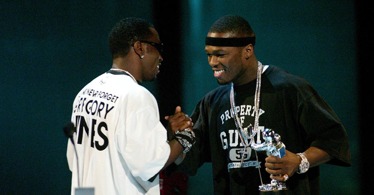 50 Cent and Diddy at MTV Awards