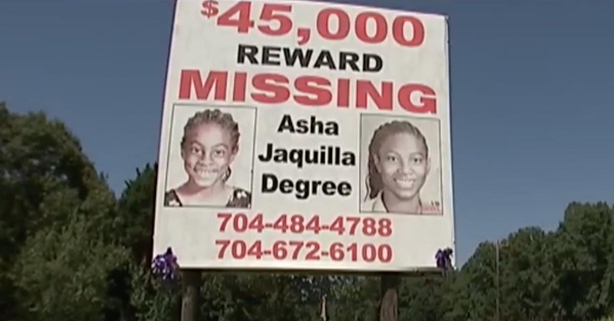 Missing persons billboard for Asha Jaquilla Degree