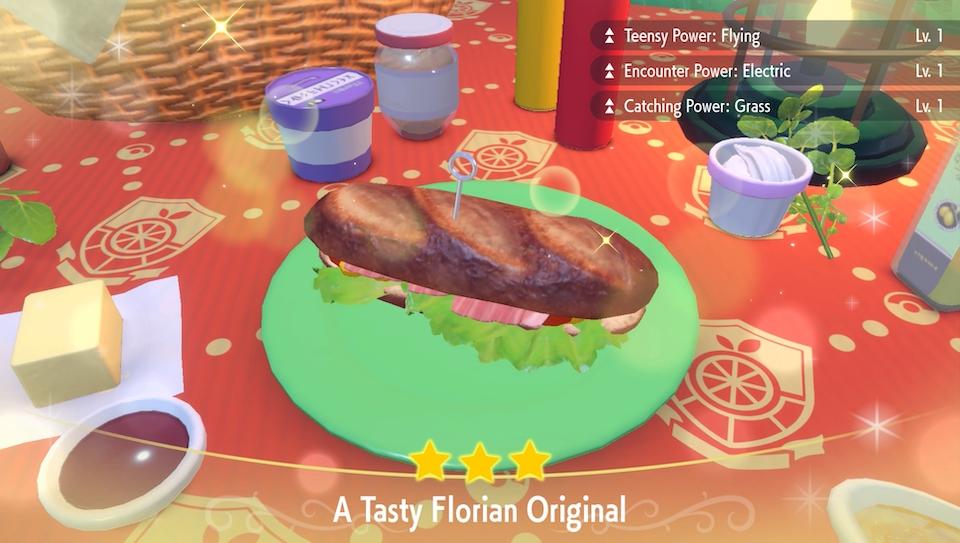 All Shiny Sandwich Recipes in 'Pokémon Scarlet' and 'Violet'