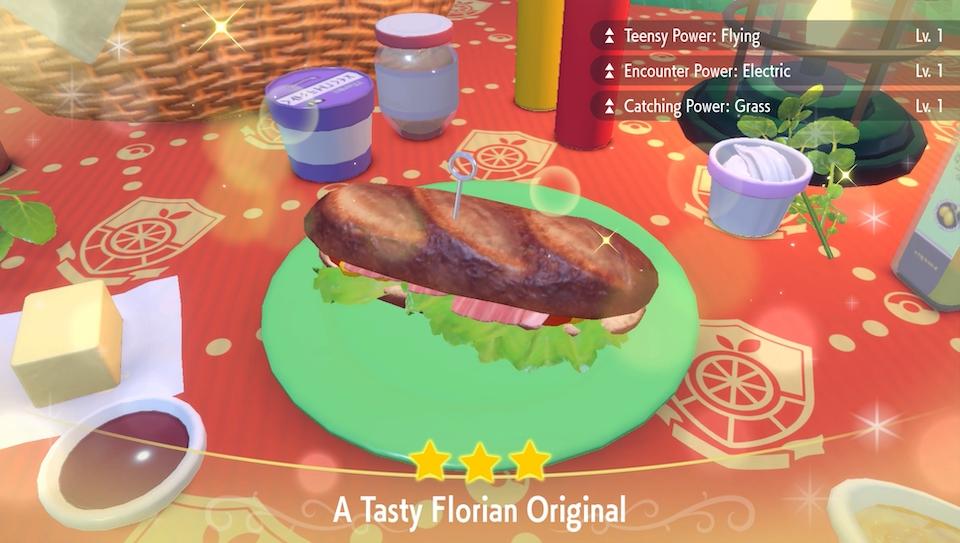 All Pokemon Scarlet & Violet Shiny Sandwich recipes - Charlie INTEL