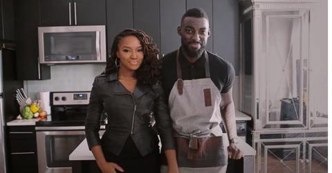 Janell Mack and Eric Adjepong in a video promoting Pinch & Plate.