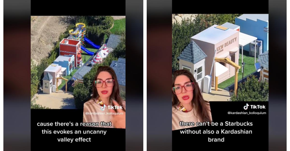 Kim Kardashian’s Backyard Play Houses Could Be Their Own Town
