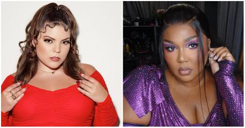 (l-r): Elle Baez and Lizzo