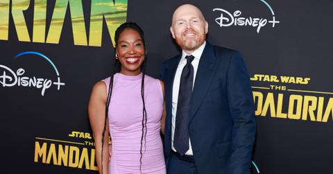 Bill Burr and his wife, Nia Renée Hill.