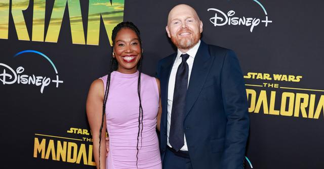 Bill Burr and his wife, Nia Renée Hill.