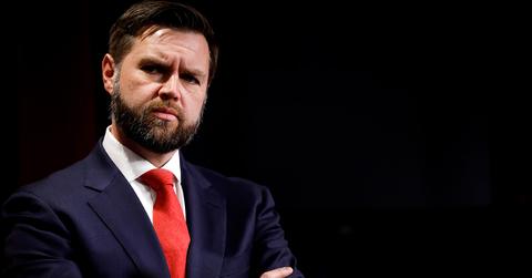 J.D. Vance at a Republican press conference in 2024.