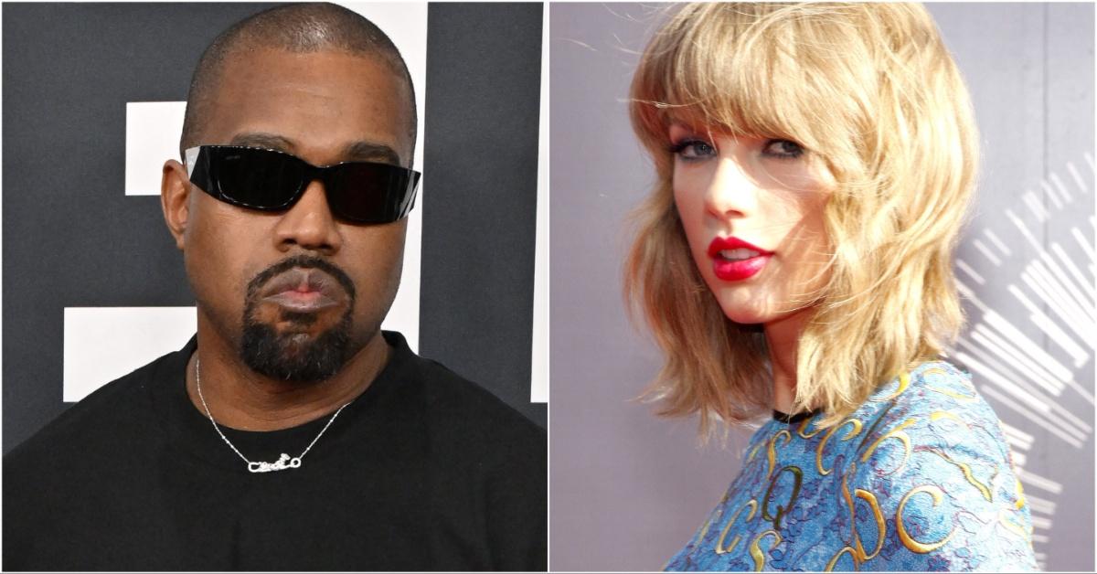 Taylor Swift and Kanye West collage for The Life of Pablo theory