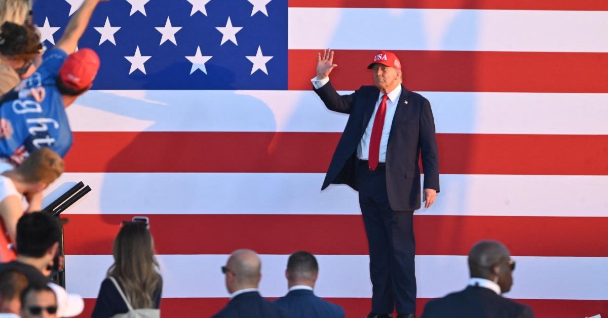Trump Participates In The Salute To America Celebration