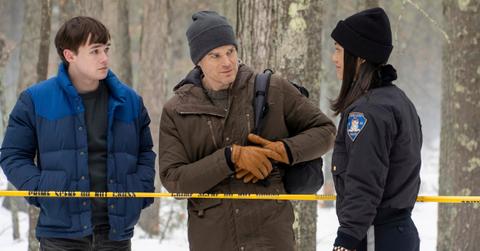 Jack Alcott, Michael C. Hall, and Julia Hones in 'Dexter: New Blood'