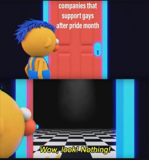 companies pride month ends memes no support