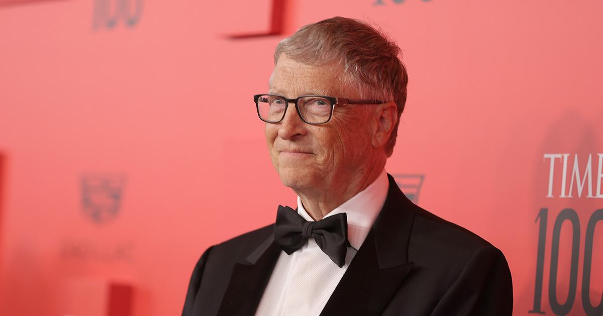 Bill Gates at the Time 100 red carpet event in 2022. 