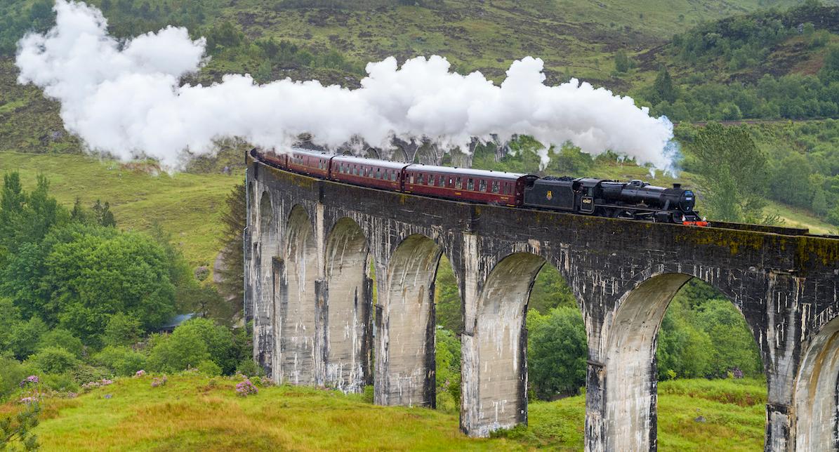 harry potter filmed hogwarts express