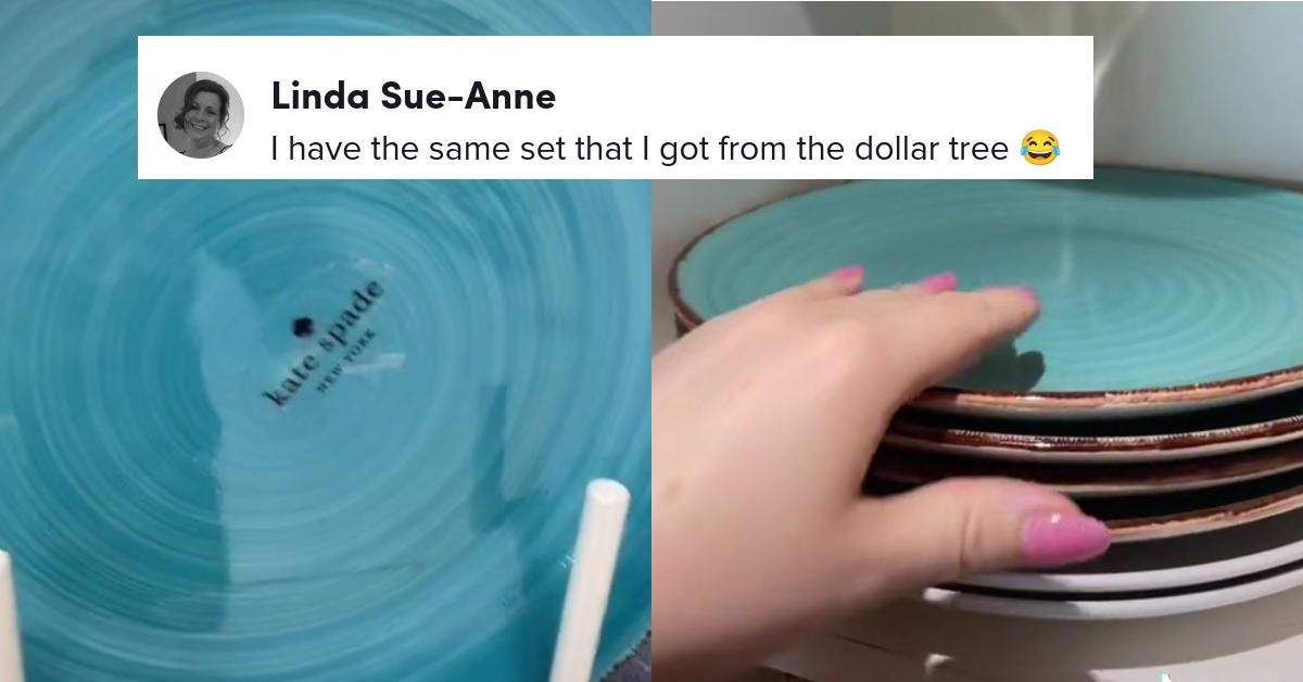 Kate Spade Dollar Tree Plates