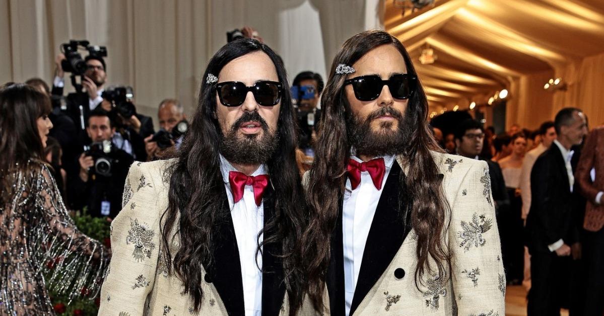 Alessandro Michele and Jared Leto