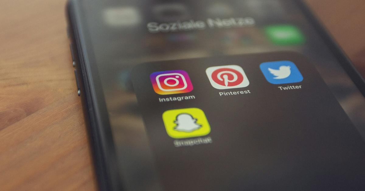 Snapchat app on a smart phone.