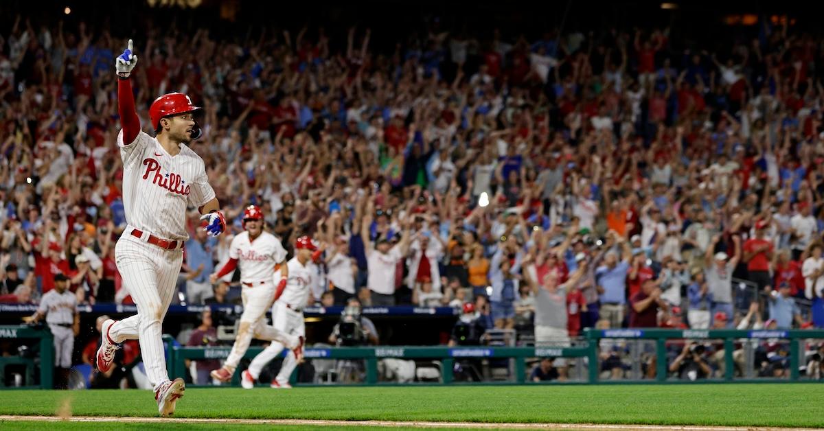 What's the hand gesture the Phillies keep making after a big play?