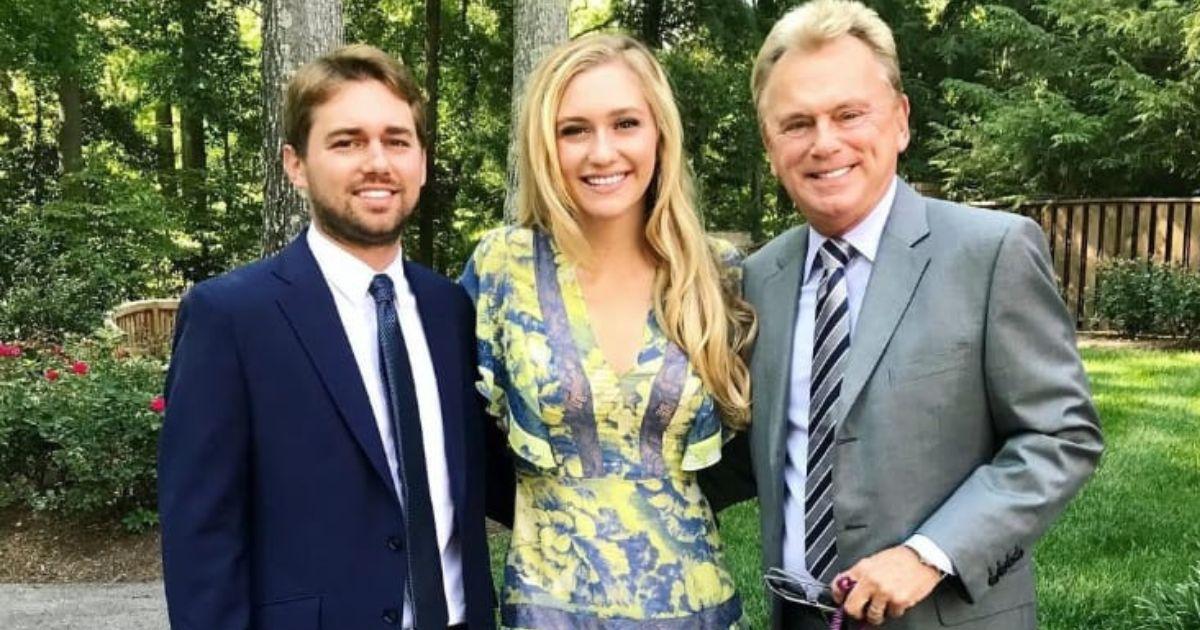 Pat Sajak with his kids, Patrick and Maggie