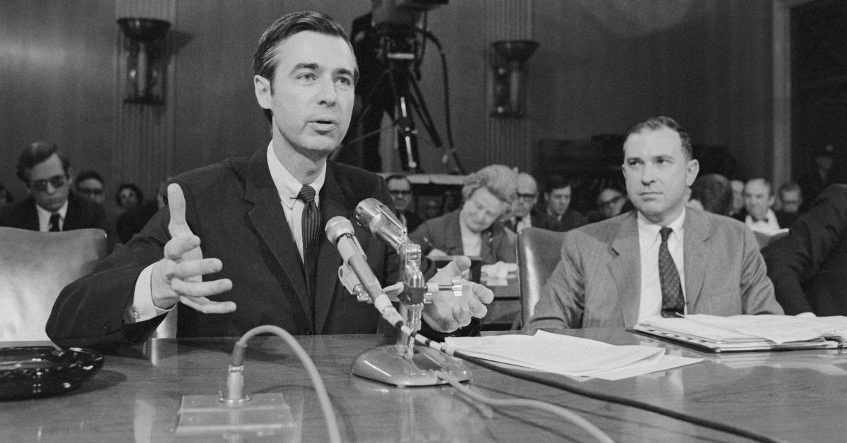 Fred Rogers testifies before Congress