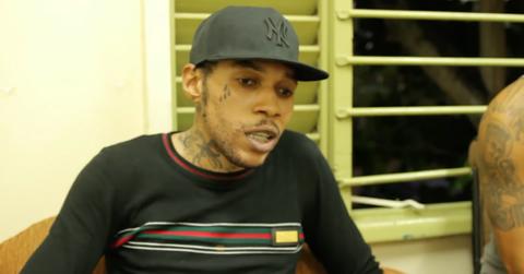 Vybz Kartel during an interview with Walshy Fire
