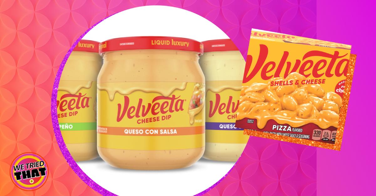 Velveeta Queso jars