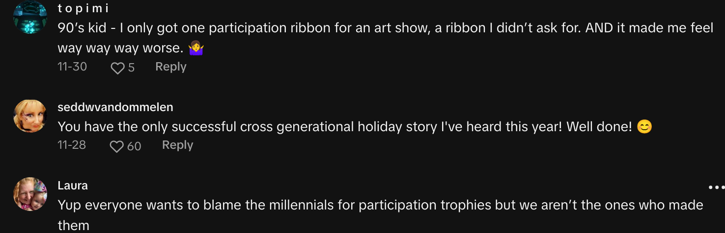 boomer participation trophy argument