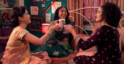 Eleanor, Devi, and Fab in 'Never Have I Ever'