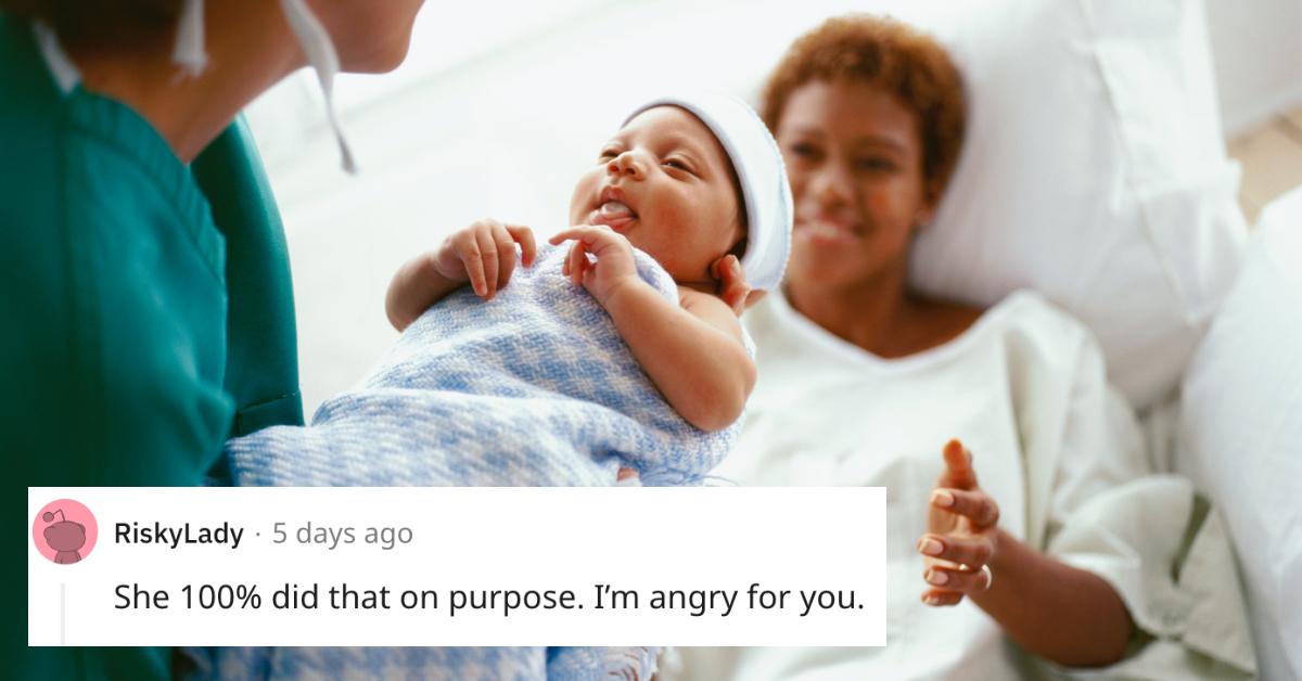 A woman revealed that she kicked her MIL out of her hospital room after she didn't bring her mom to the delivery room.