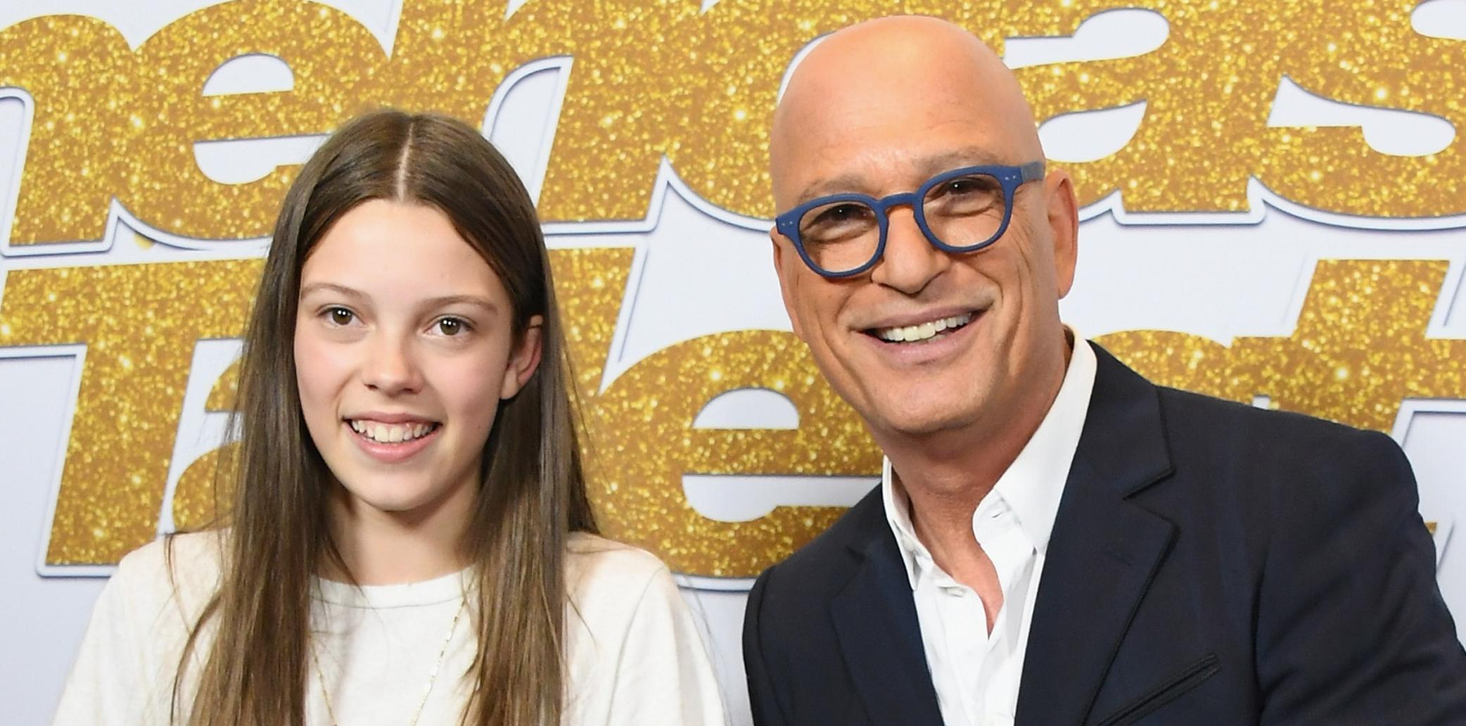 Courtney Hadwin and Howie Mandel attend "America's Got Talent" Season 13 Live Show