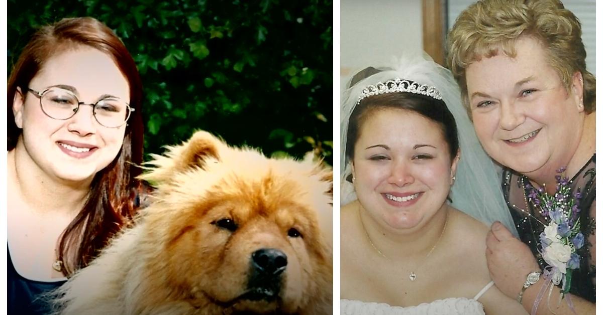 (L-R): Desiree Sunford with her dog; Desiree Sunford with her mother