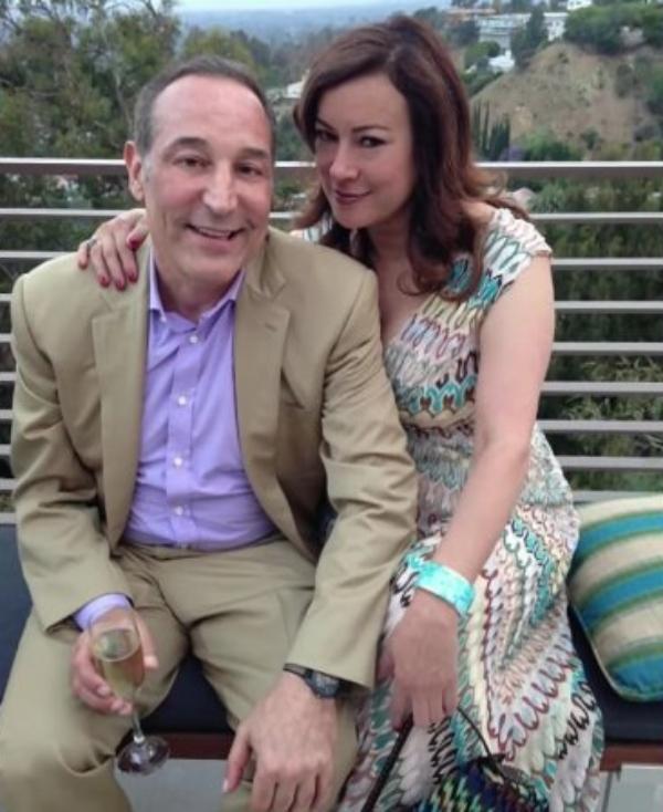 Sam Simon and Jennifer Tilly