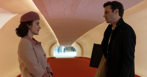 (L-R) Midge (Rachel Brosnahan) and Lenny (Luke Kirby)