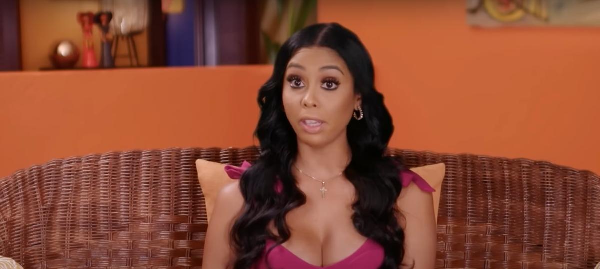 'The Family Chantel' star Nicole Jimeno sits down to speak during a confessional on the TLC reality series