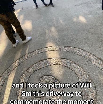 Will Smith's driveway