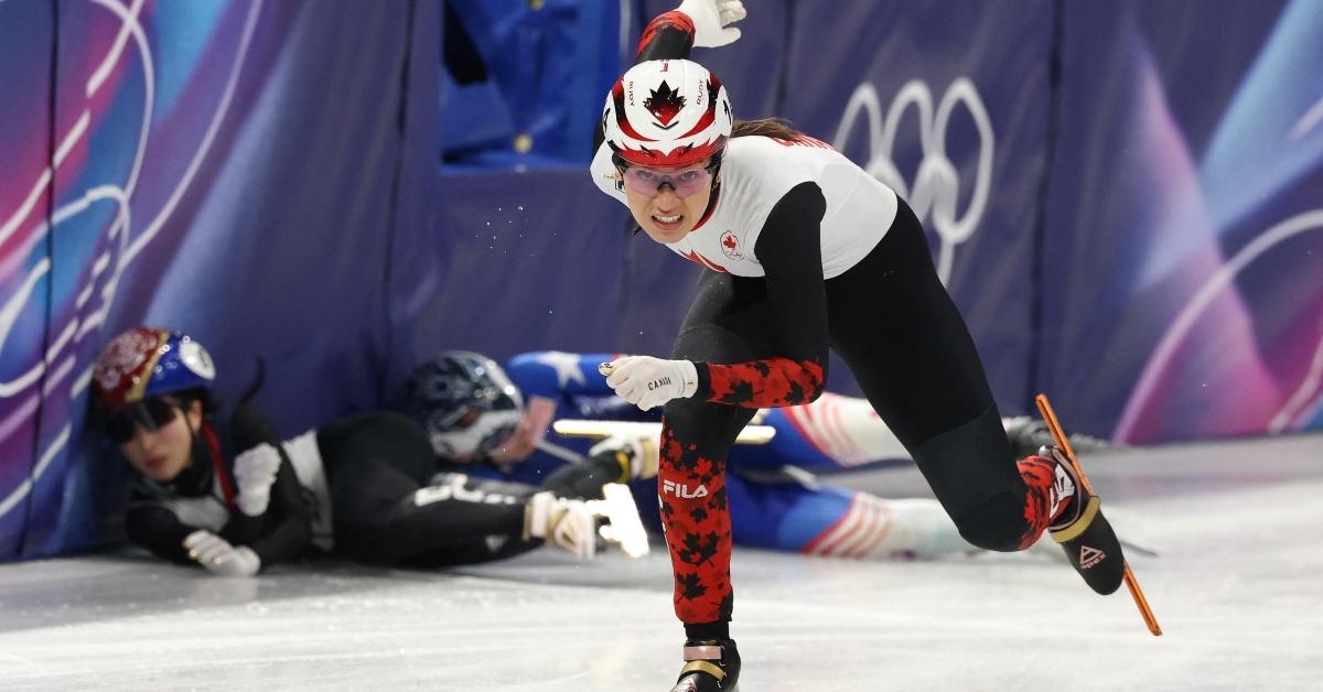 Courtney Sarault at the 2026 Winter Olympics.