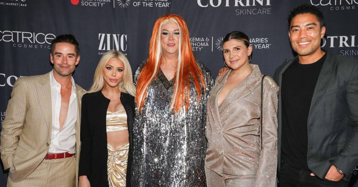 Jesse Lally, Lacy Nicole, Jared Lipscomb, Janet Caperna, and Jason Caperna attend Sparkle's Drag Spectacular on April 27, 2024 