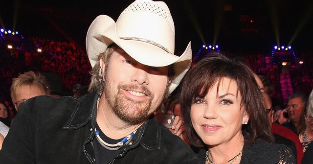 Toby Keith and Tricia Lucus at the American Country Music Awards Dec. 5, 2011, in Las Vegas