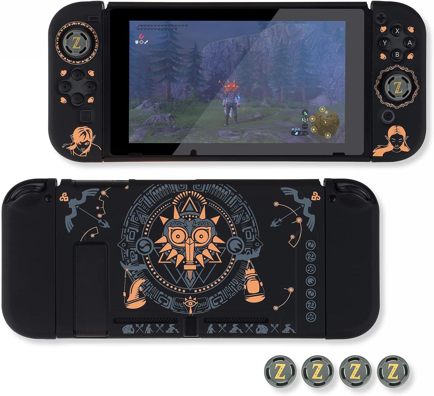 A protective case for the Nintendo Switch with Majora's Mask