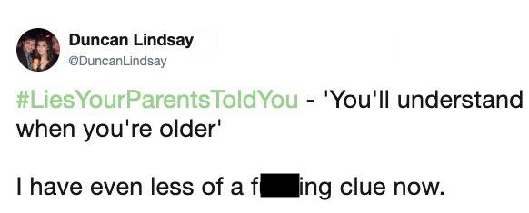 lies parents tell