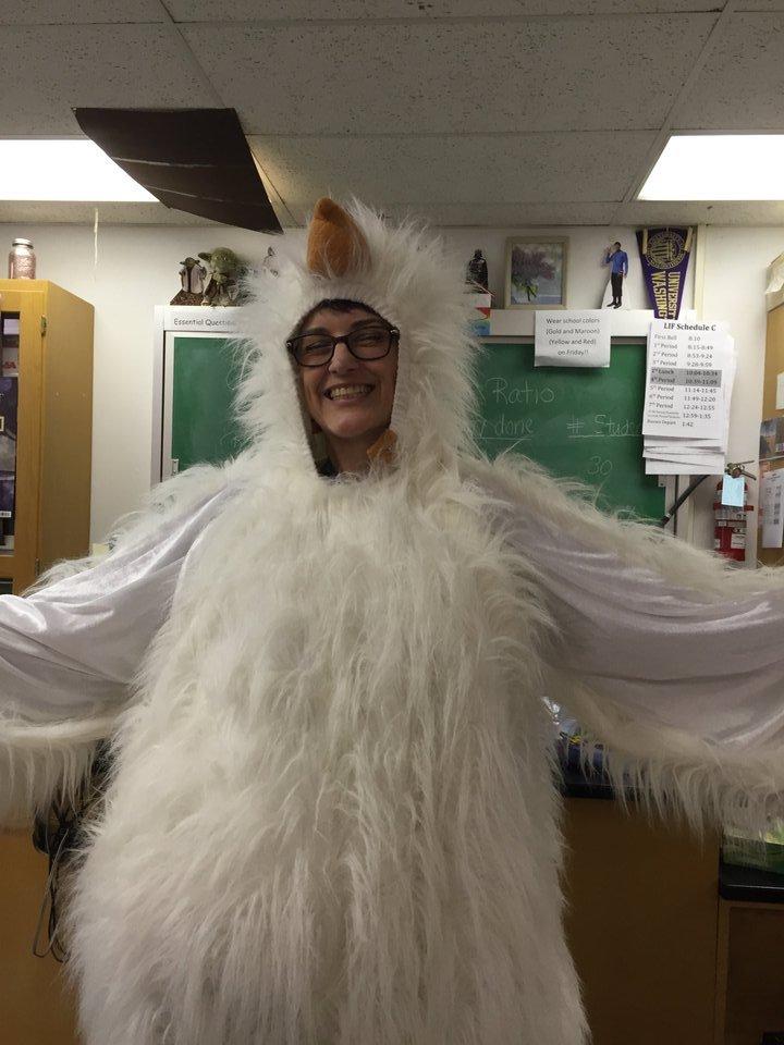 teacher chicken costume