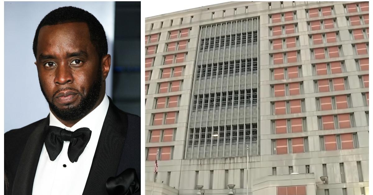 (L-R): Sean 'Diddy' Combs; Metropolitan Detention Center in Brooklyn