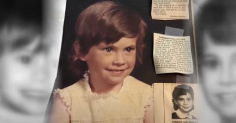 Cherrie Mahan as a young child and newspaper clippings