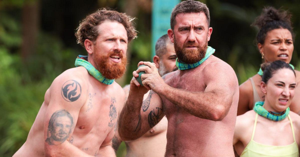 Ben Bylett competing on 'Survivor.' 