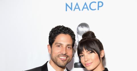 Adam Rodriguez and his wife, Grace Gail.