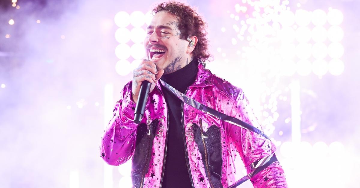 Post Malone performs.