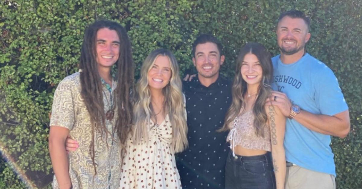 (l-r): Britt Horton with her family