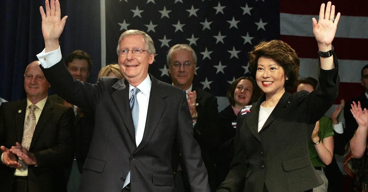 Mitch McConnell and wife Elaine Chao